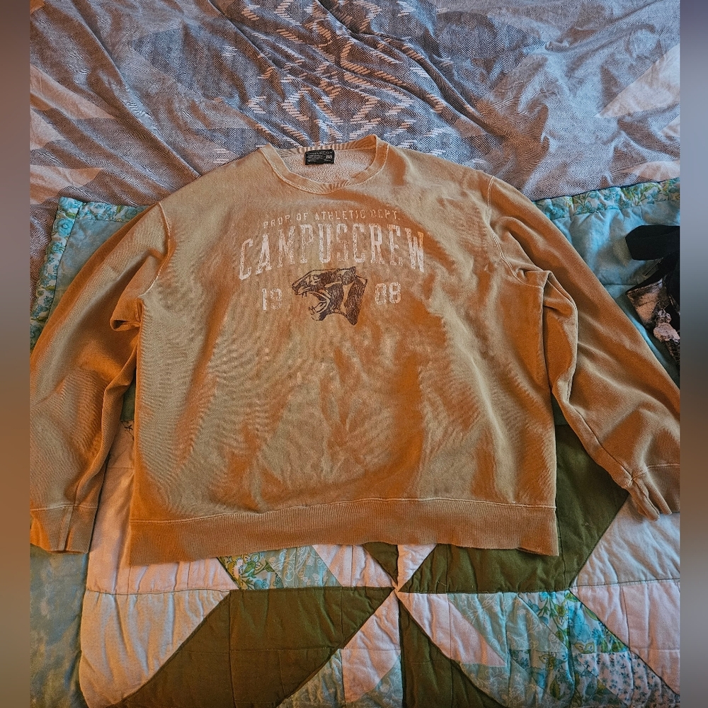 Vintage Campus Crew Sweatshirt